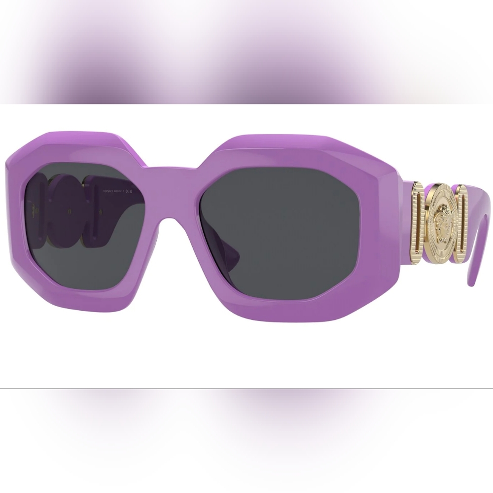 NEW VERSACE MEDUSA SUNGLASSES VE4424U 5366/87 PURPLE VERSACE MOD 4424U 536687 - Picture 3 of 7